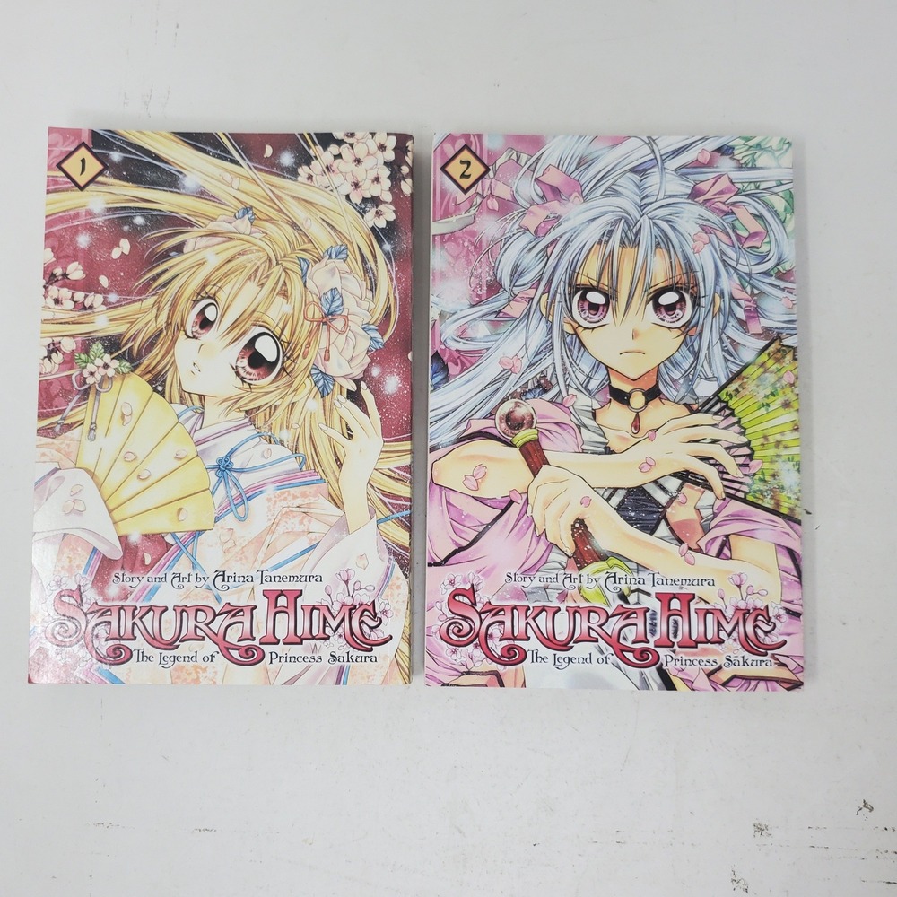 Sakura Hime The Legend of Princess Sakura Manga Vol 1-2 Arina Tanemura Shojo VIZ